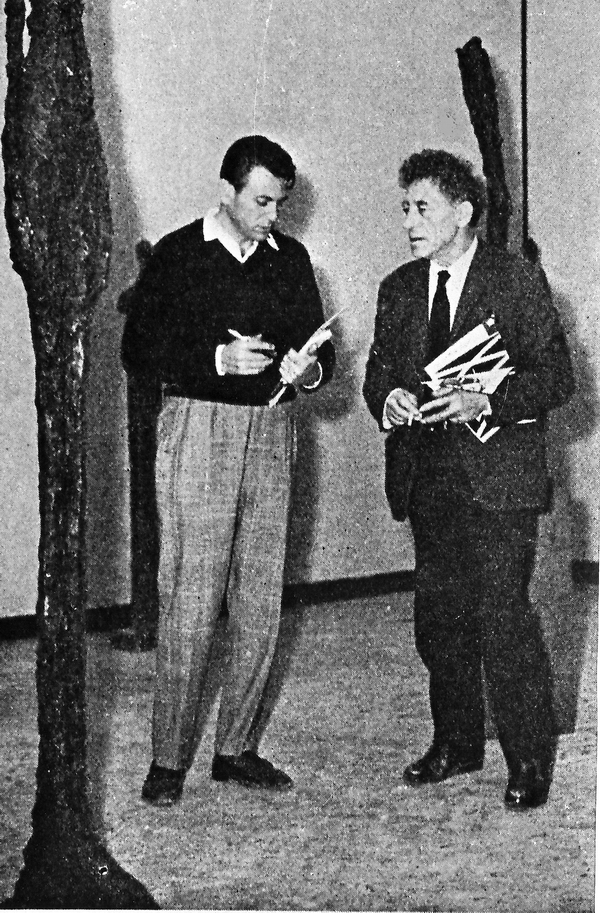 Gyula Kosice y Alberto Giacometti