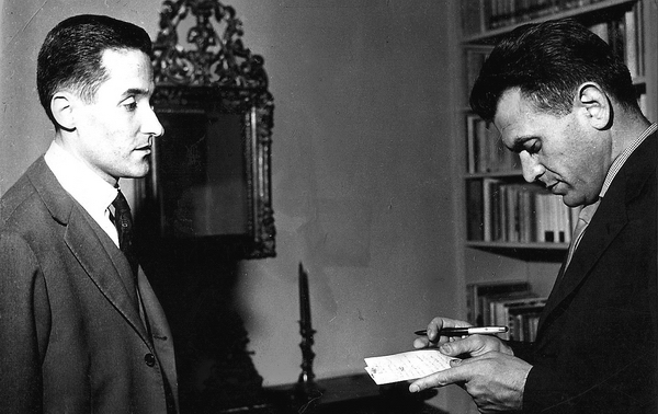 Gyula Kosice y Guy Habasque