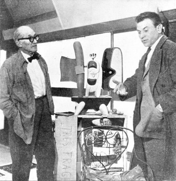 Gyula Kosice y Le Corbusier