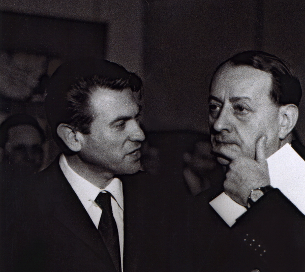 Gyula Kosice y Andre Malraux