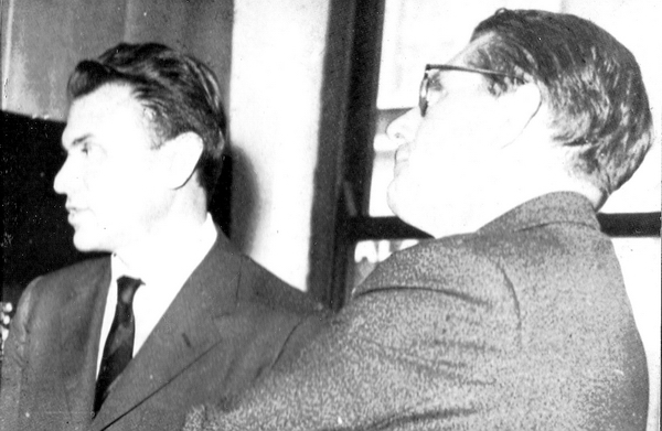 Gyula Kosice y Roland Penrose