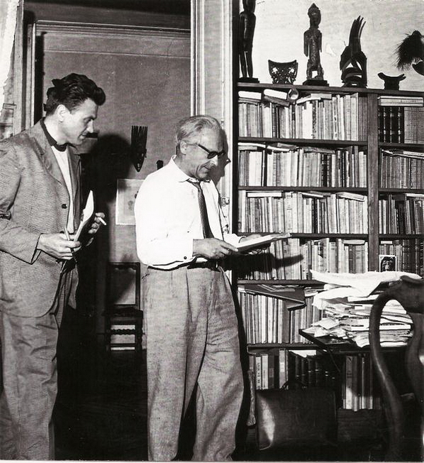 Gyula Kosice y Tristan Tzara