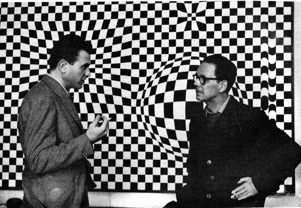 Gyula Kosice y Victor Vasarely