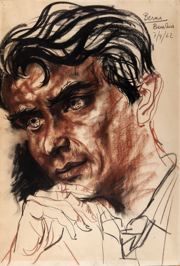 Retrato de Kosice por Antonio Berni