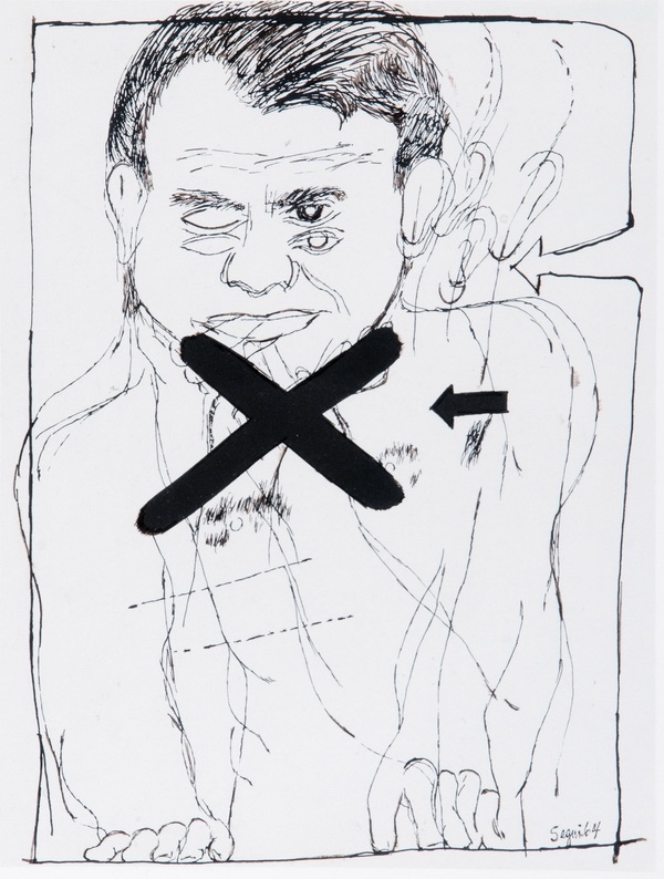 Retrato de Kosice por Antonio Seguí