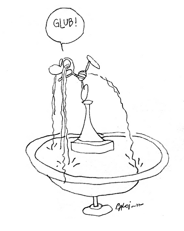 Caricatura de Kosice por Caloi
