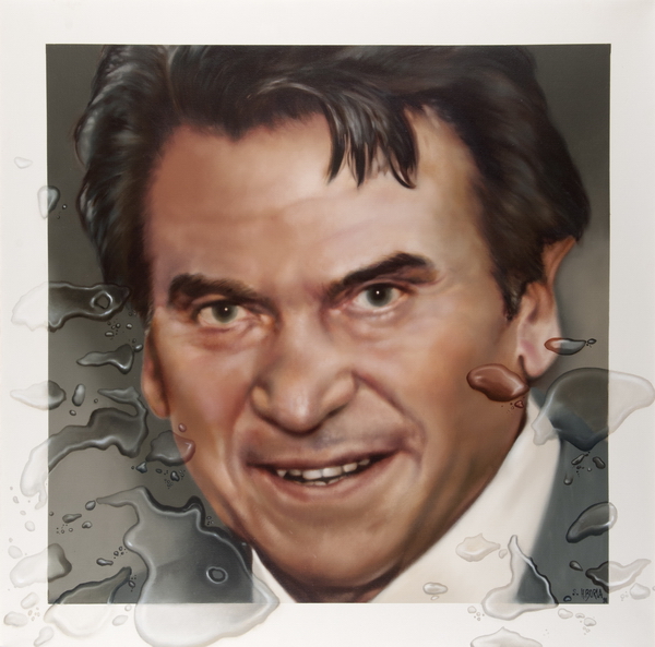 Retrato de Kosice por Héctor Borla