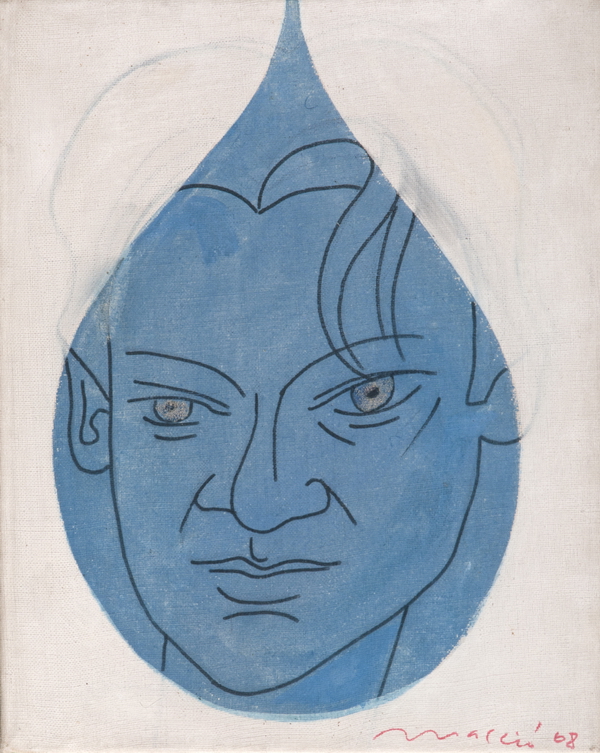 Retrato de Kosice por Rómulo Macció