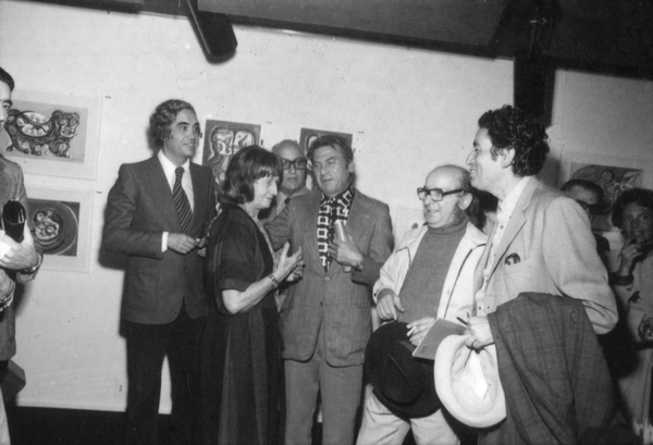 Gyula Kosice, Raúl Alonso, Raquel Forner, Antonio Berni y Rafael Squirru