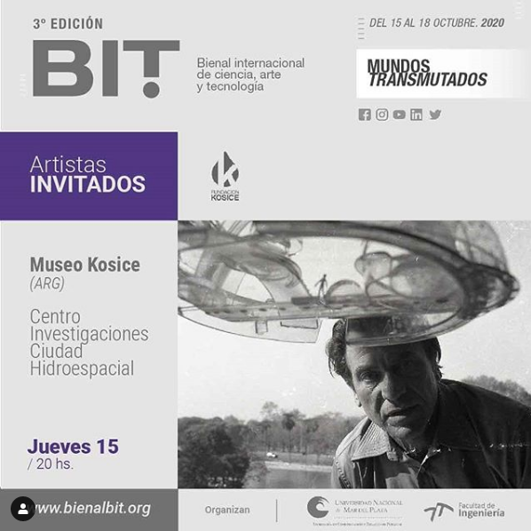 Gyula Kosice y la Ciudad Hidroespacial en Bienal BIT
