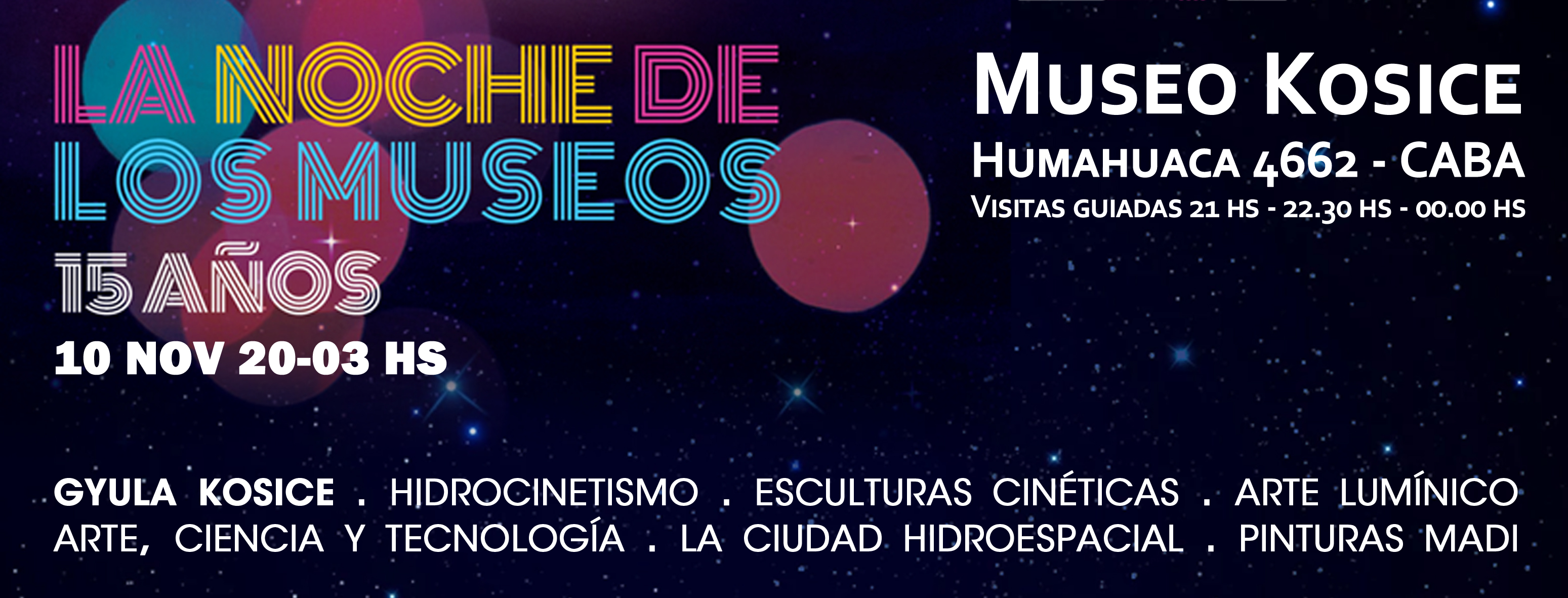 La Noche de los Museos 2018
