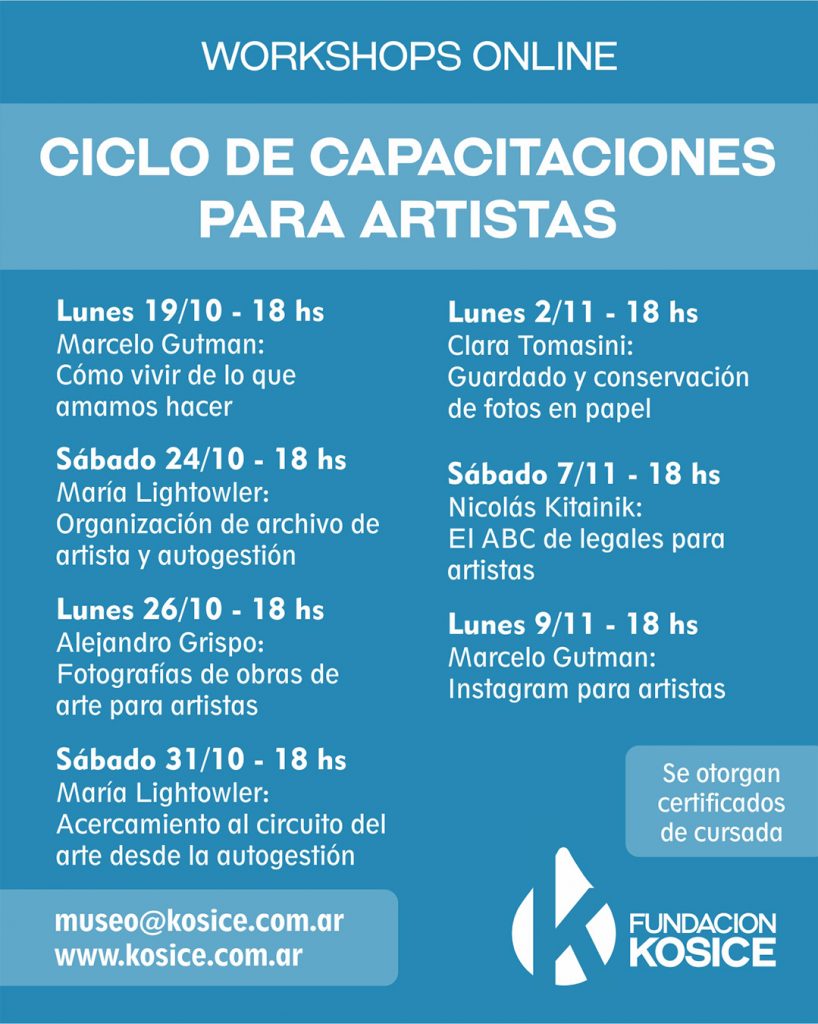 Nuevo Ciclo de Capacitaciones para Artistas